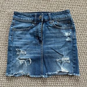 American Eagle Super Stretch Jean Skirt